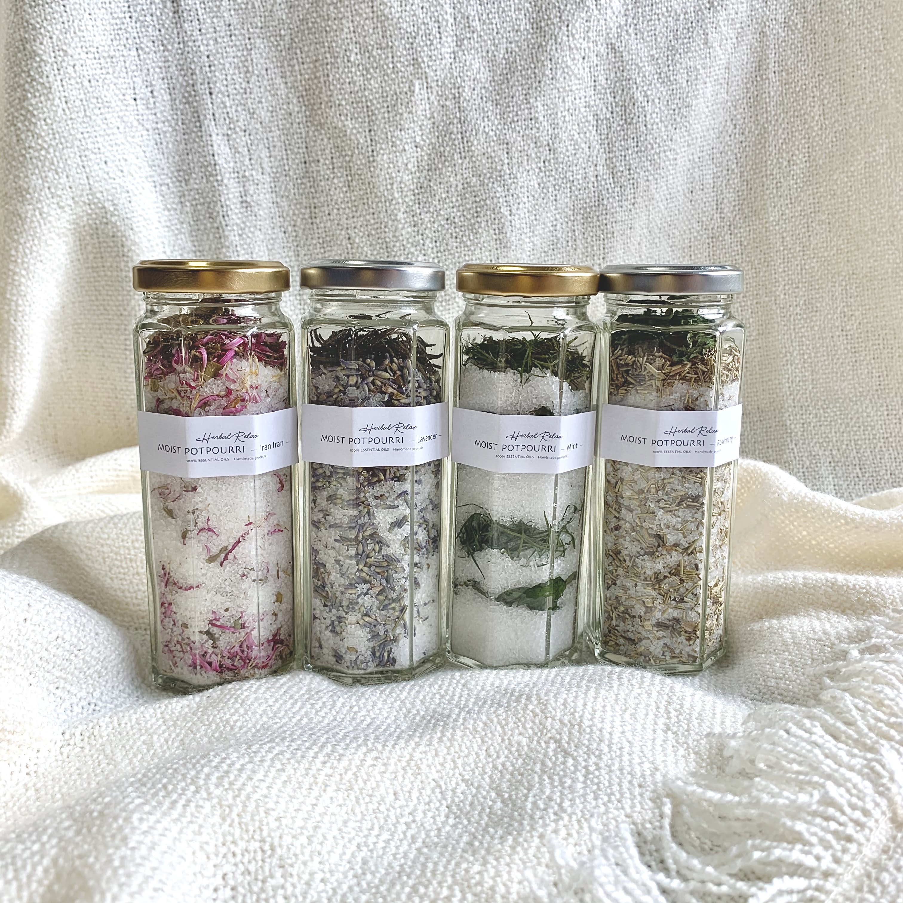 シーソルト×ミントのモイストポプリ