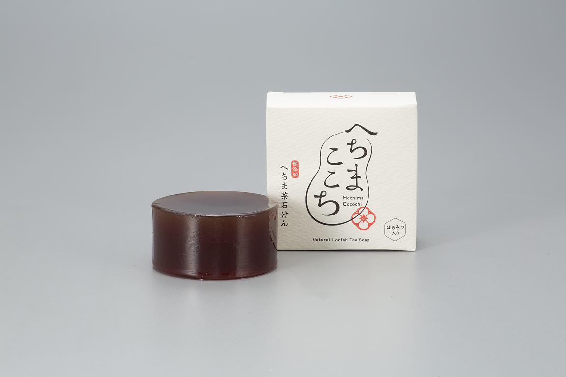 へちま茶石けん2個セット（ノーマル・はちみつ入り各1個）	
