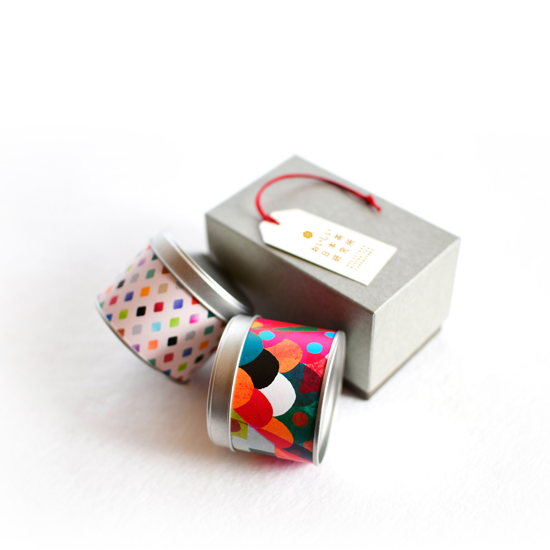 日本ノ茶葉「彩り茶缶2種セット」A (TG-01)