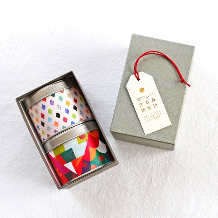 日本ノ茶葉「彩り茶缶2種セット」A (TG-01)
