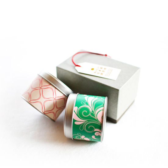 日本ノ茶葉「彩り茶缶2種セット」B (TG-02)