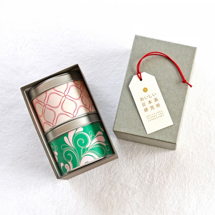 日本ノ茶葉「彩り茶缶2種セット」B (TG-02)