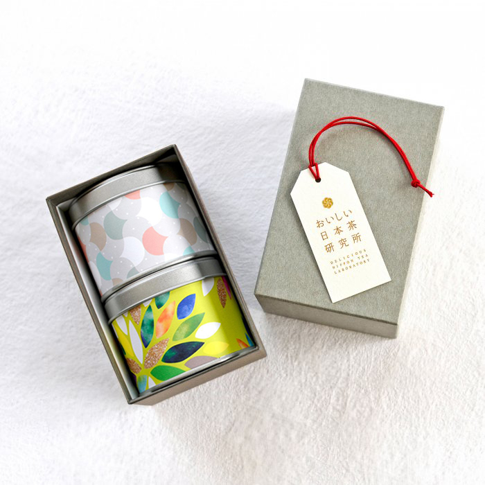 本格ティーバッグギフト 上級煎茶＆焙じ茶 茶缶入り (TG-00)