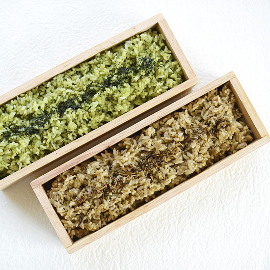 日本茶ノ米 緑茶2個＆焙じ茶1個「3個入り」 (NRG-RRH)