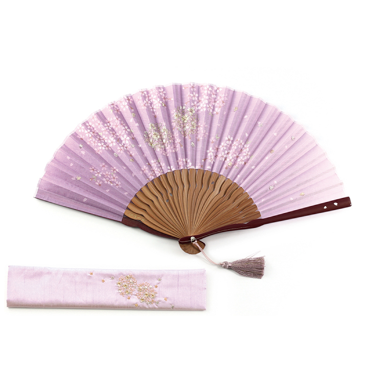 中島千波桜吹雪刺繍セット | Tamagawa Sensu（玉川扇子）の