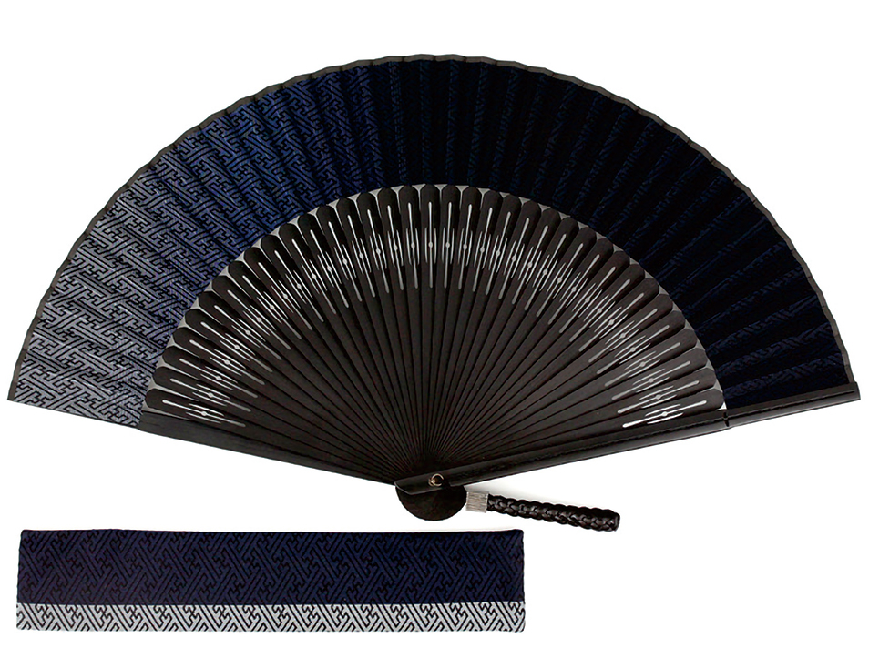 紗綾形シルクジャカードセット | Tamagawa Sensu（玉川扇子）の