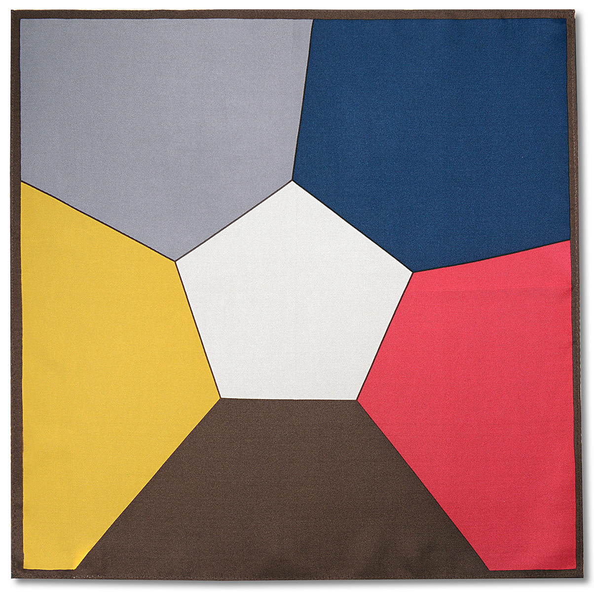 日本製 綾織 シルク 6色 ポケットチーフ ダークカラー