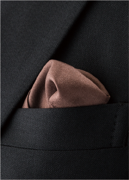 日本製 綾織 シルク 6色 ポケットチーフ ダークカラー