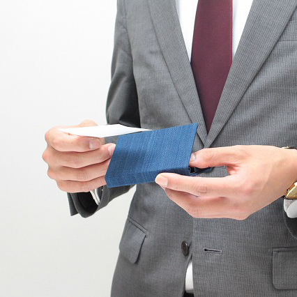 武州正藍染 名刺ケース