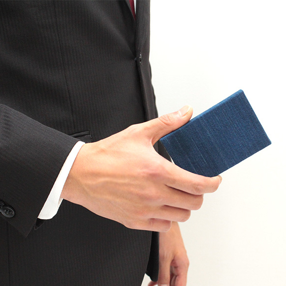 武州正藍染 名刺ケース