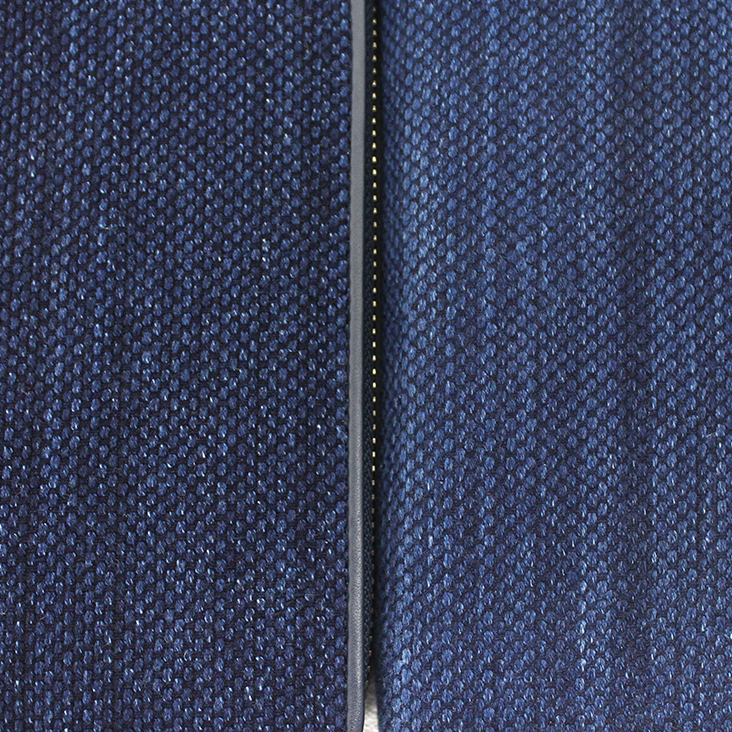 武州正藍染 Sashiko Wallet ラウンドファスナー