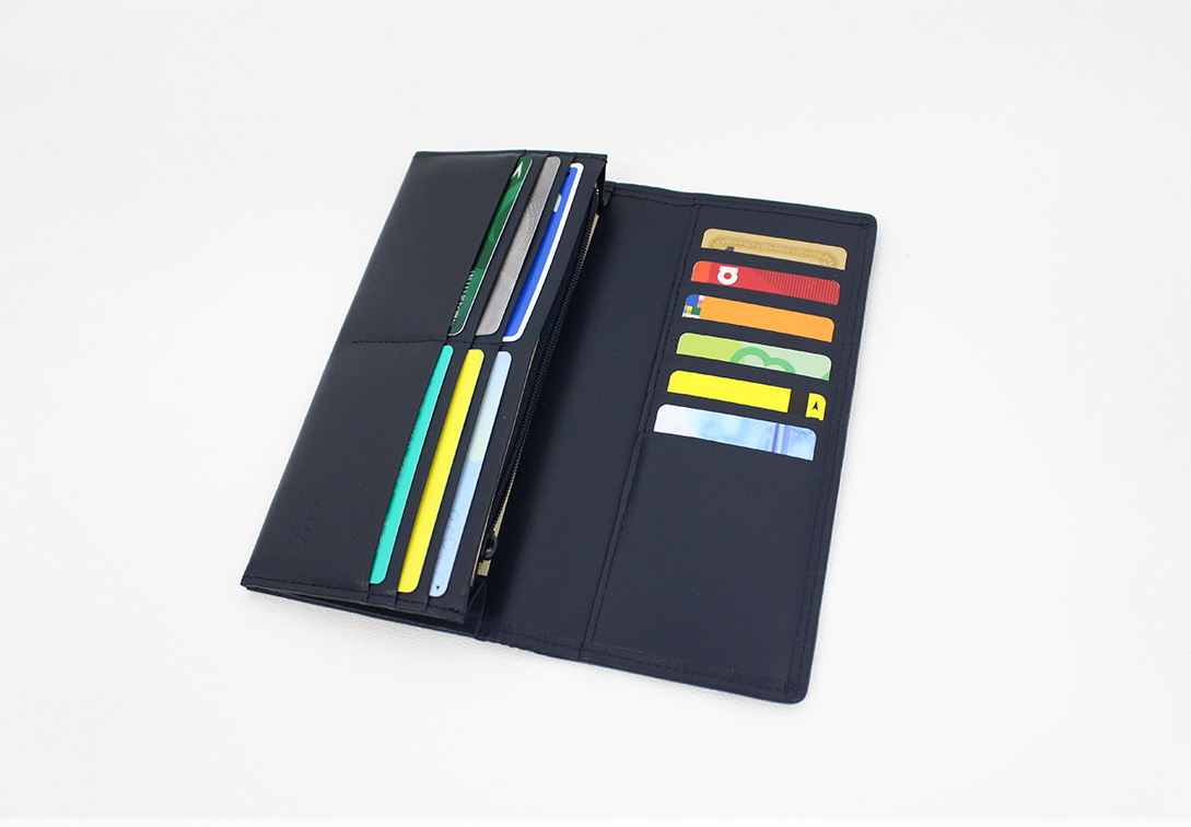 武州正藍染 Sashiko Wallet 長財布