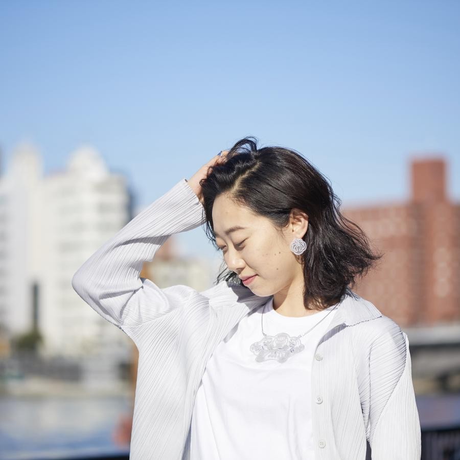 【ブランドBOX付き】T1-LN-WH / GR (Lilou Necklace)