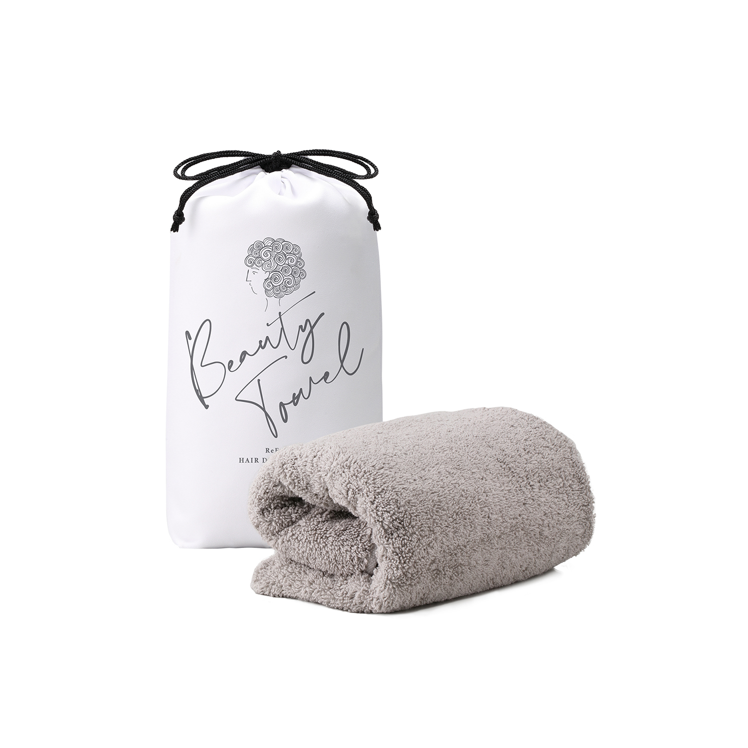 ReFa HAIR DRY TOWEL(灰)