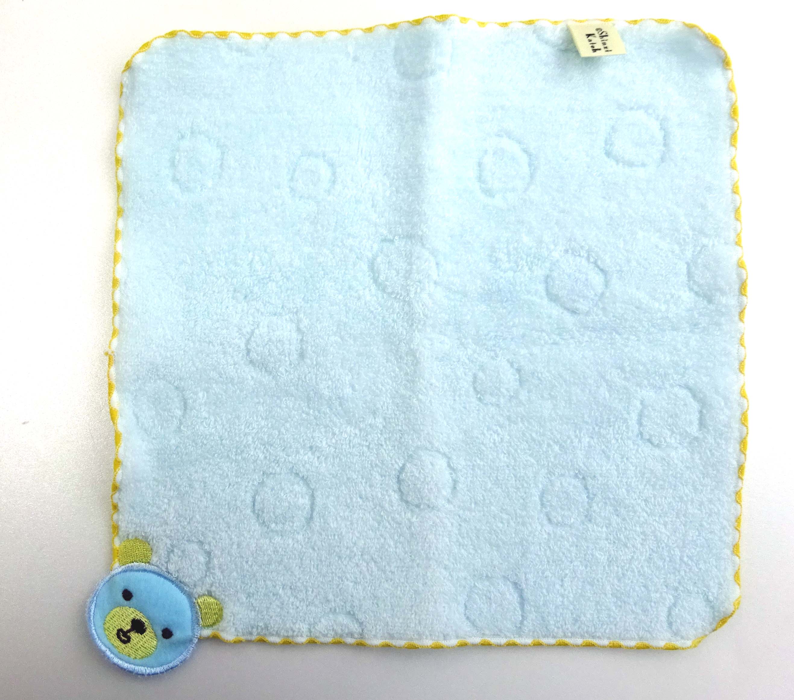 プチプチフードバスタオルセット（フードバスタオル＋タオルチーフ）化粧箱入り