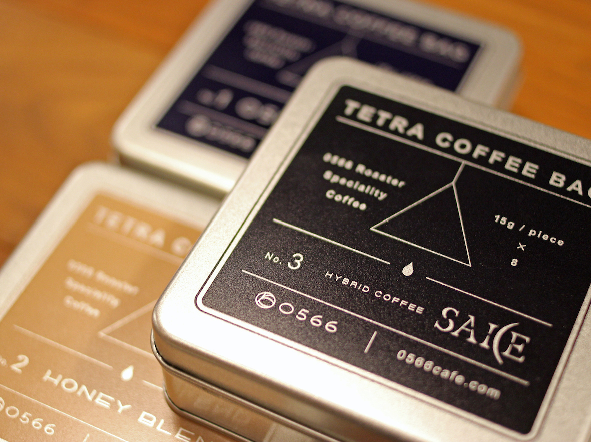テトラコーヒーバッグ 缶ギフト「0566ブレンド＋ハニーブレンド」