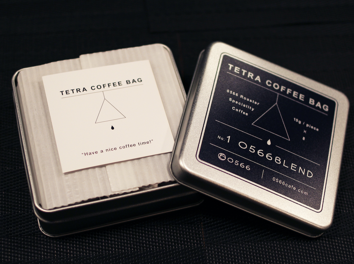 テトラコーヒーバッグ 缶ギフト「0566ブレンド＋ハニーブレンド」