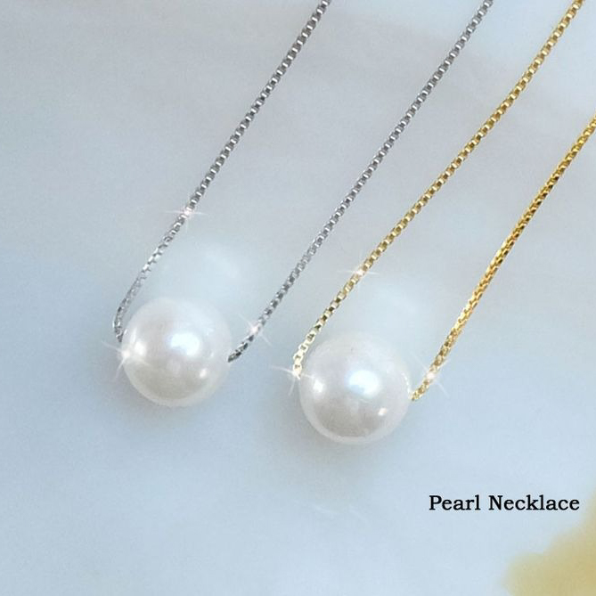 【Clementia】一粒パールネックレス