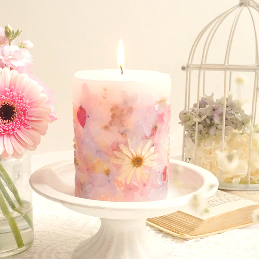 華やぐボタニカルキャンドル〈楚々〉