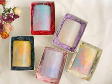 グラデーションキャンドル〈日々〉