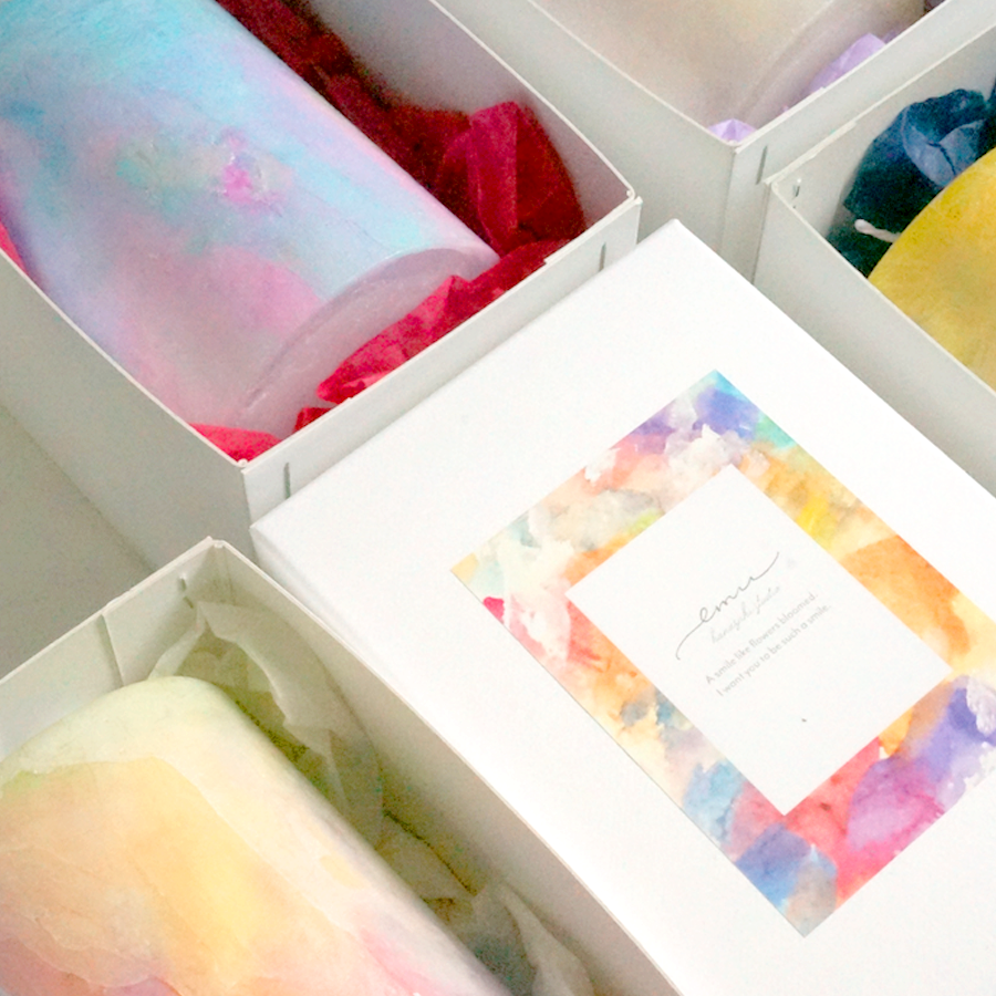 グラデーションキャンドル〈日々〉