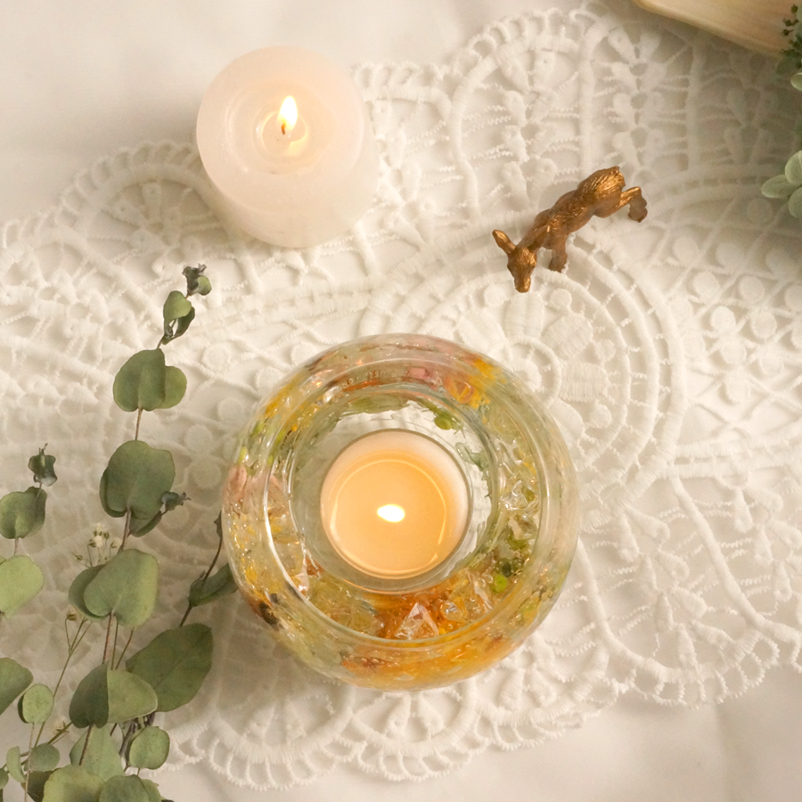 キャンドルホルダー〈光の森〉