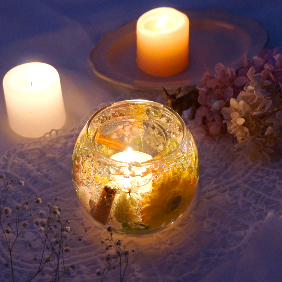 キャンドルホルダー〈光の森〉