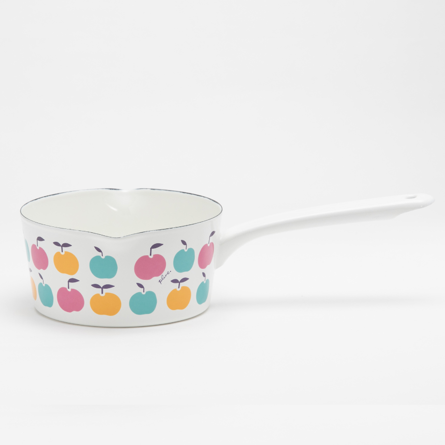 ホーロー両口ミルクパン15cm