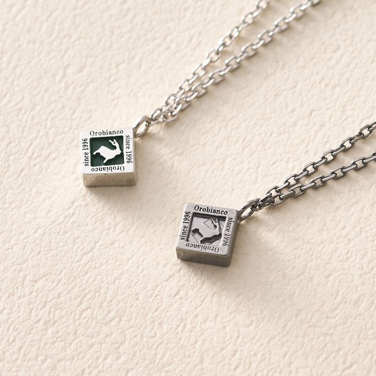 【ペアもおすすめ】ペンダントトップネックレス|ブランドBOX付
