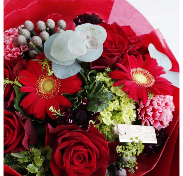 カラードブーケ (レッド_Ｌ)