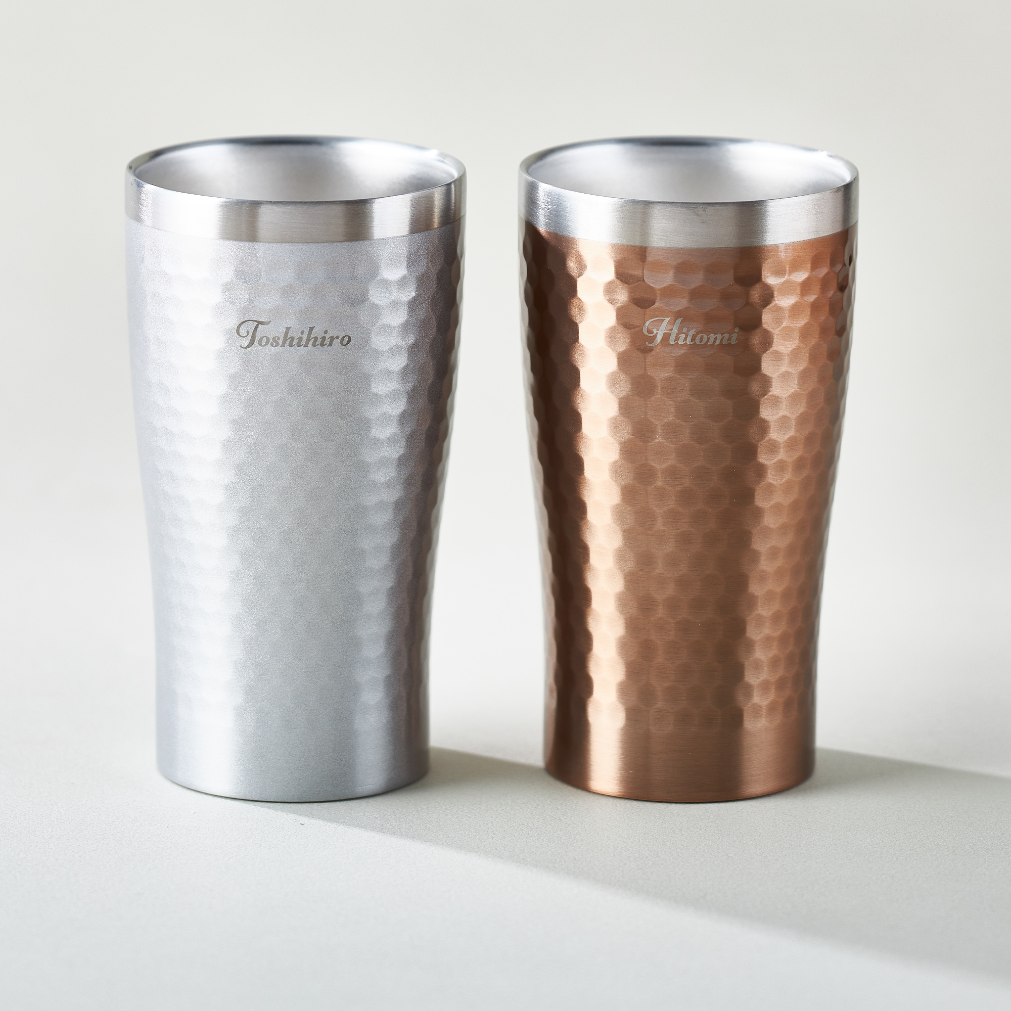 【ペア名入れギフト】メタルサーモタンブラー