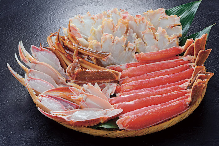 生ずわいがに半分殻無し700g