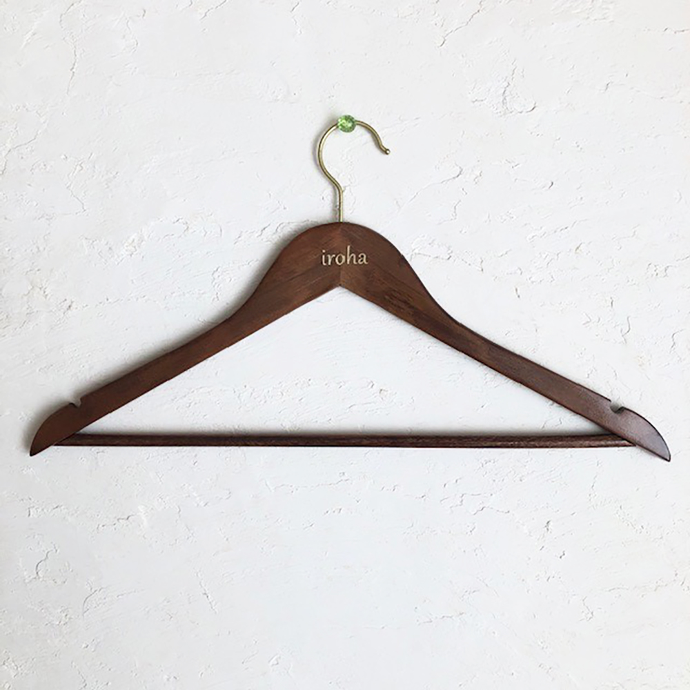 vintage wooden hanger アンティークハンガー3本セット