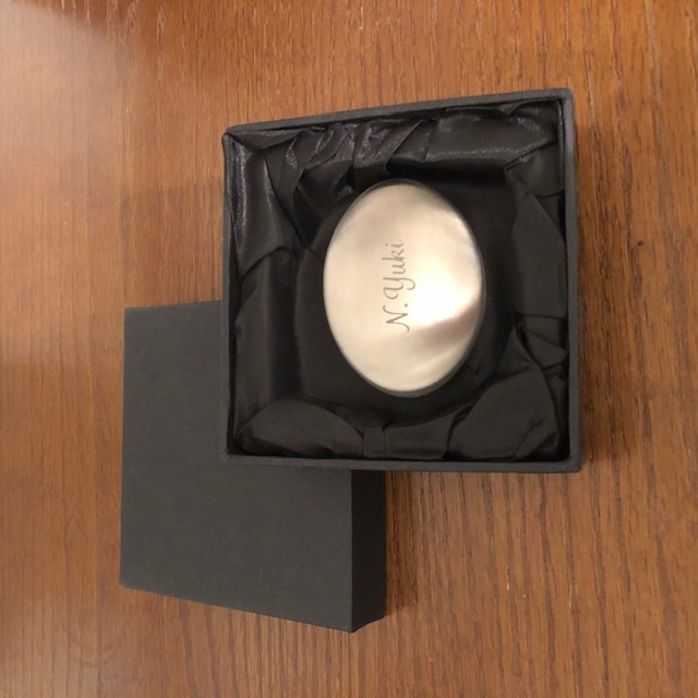 名前入りステンレスソープ