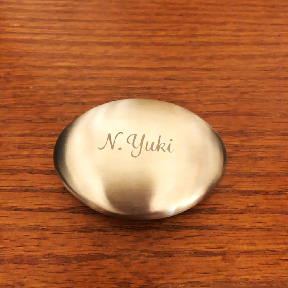 名前入りステンレスソープ