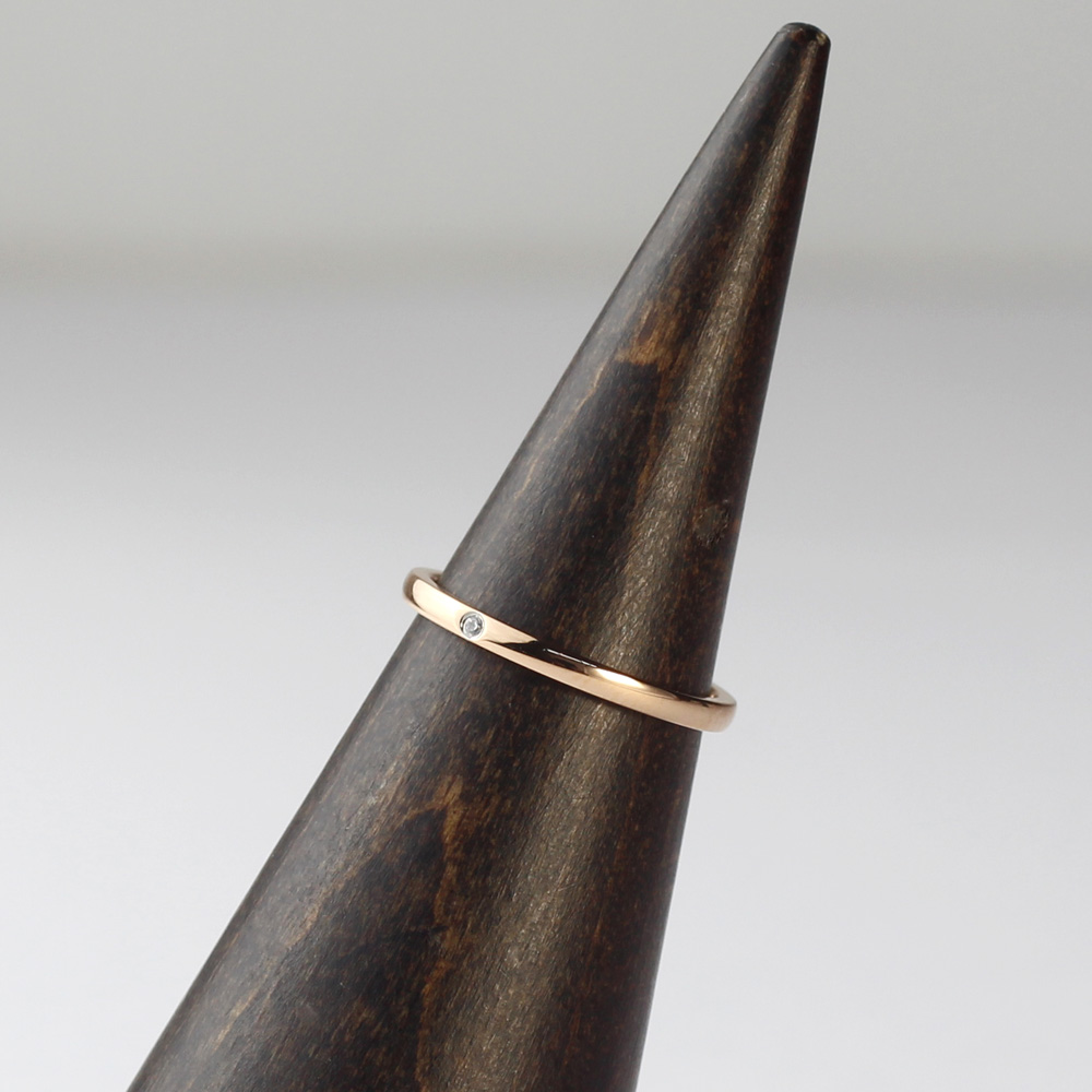 ステンレス 一粒リング