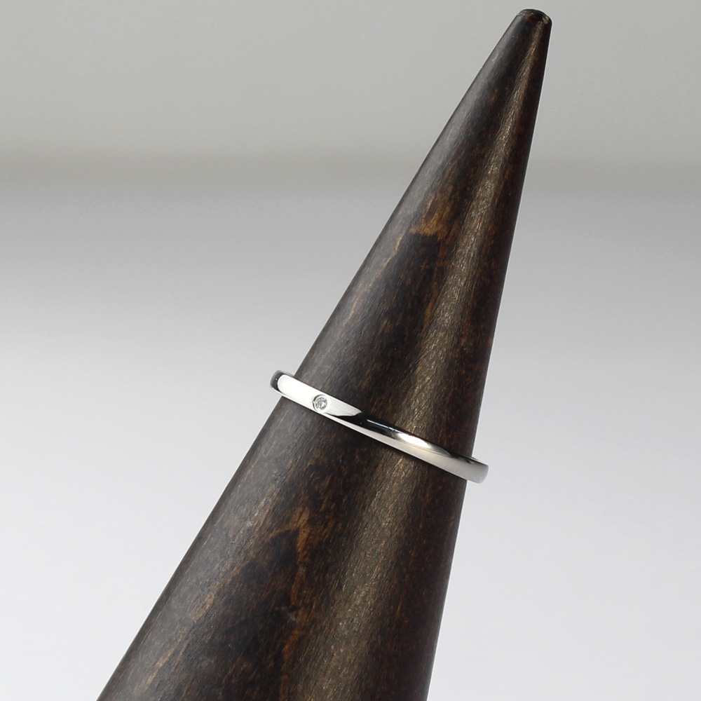 ステンレス 一粒リング