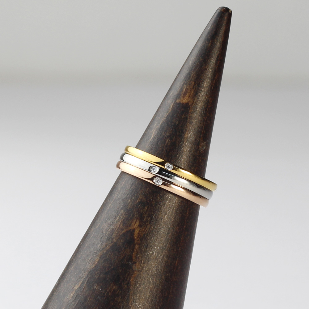 ステンレス 一粒リング