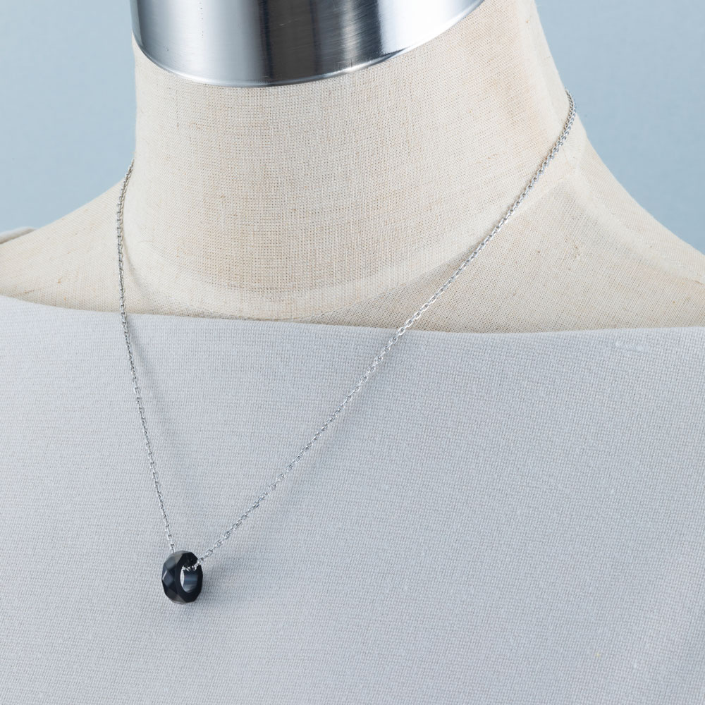 多面体デザイン 2collar アレルギーフリー ネックレス N1291