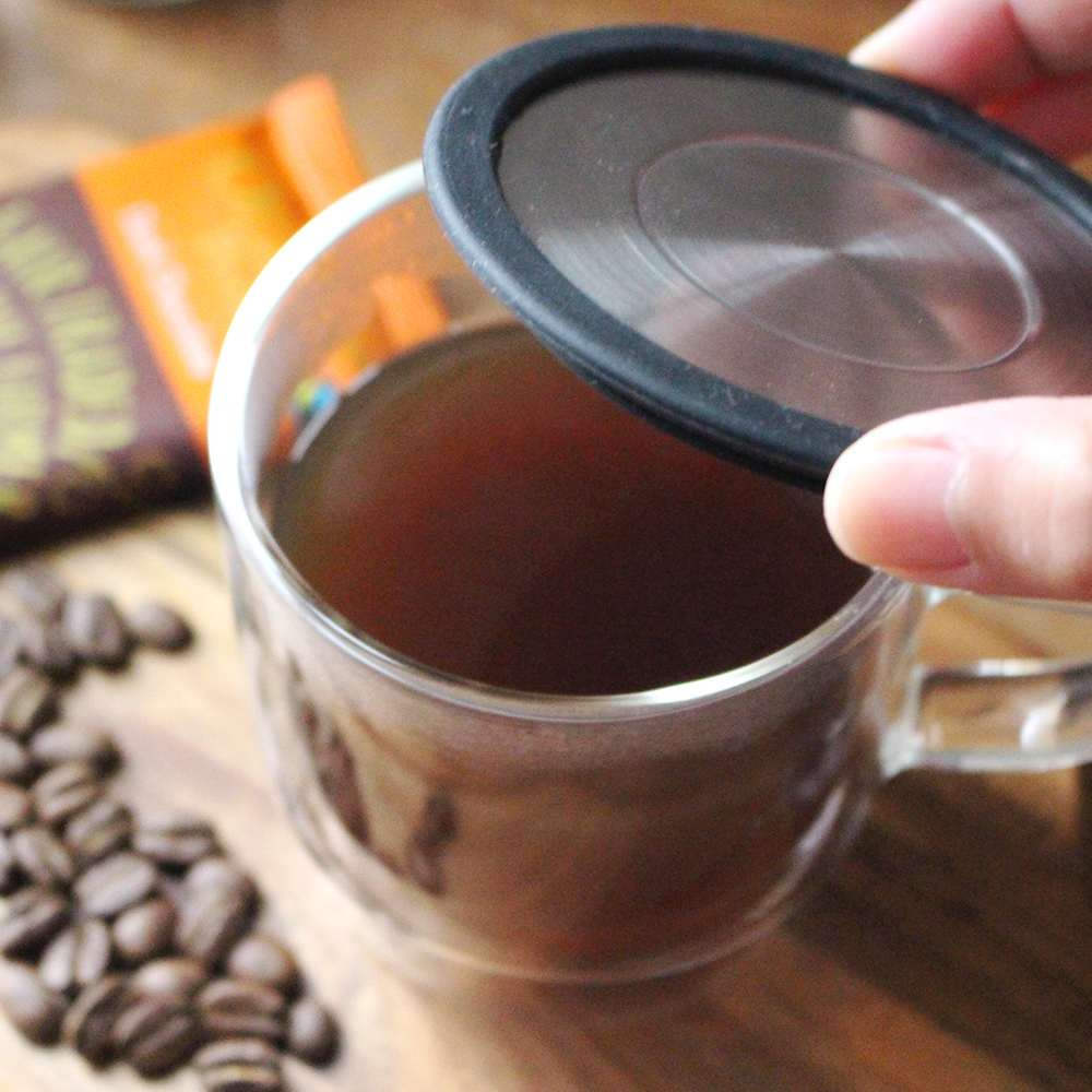 蓋付コーヒーマグ（茶コシ付）