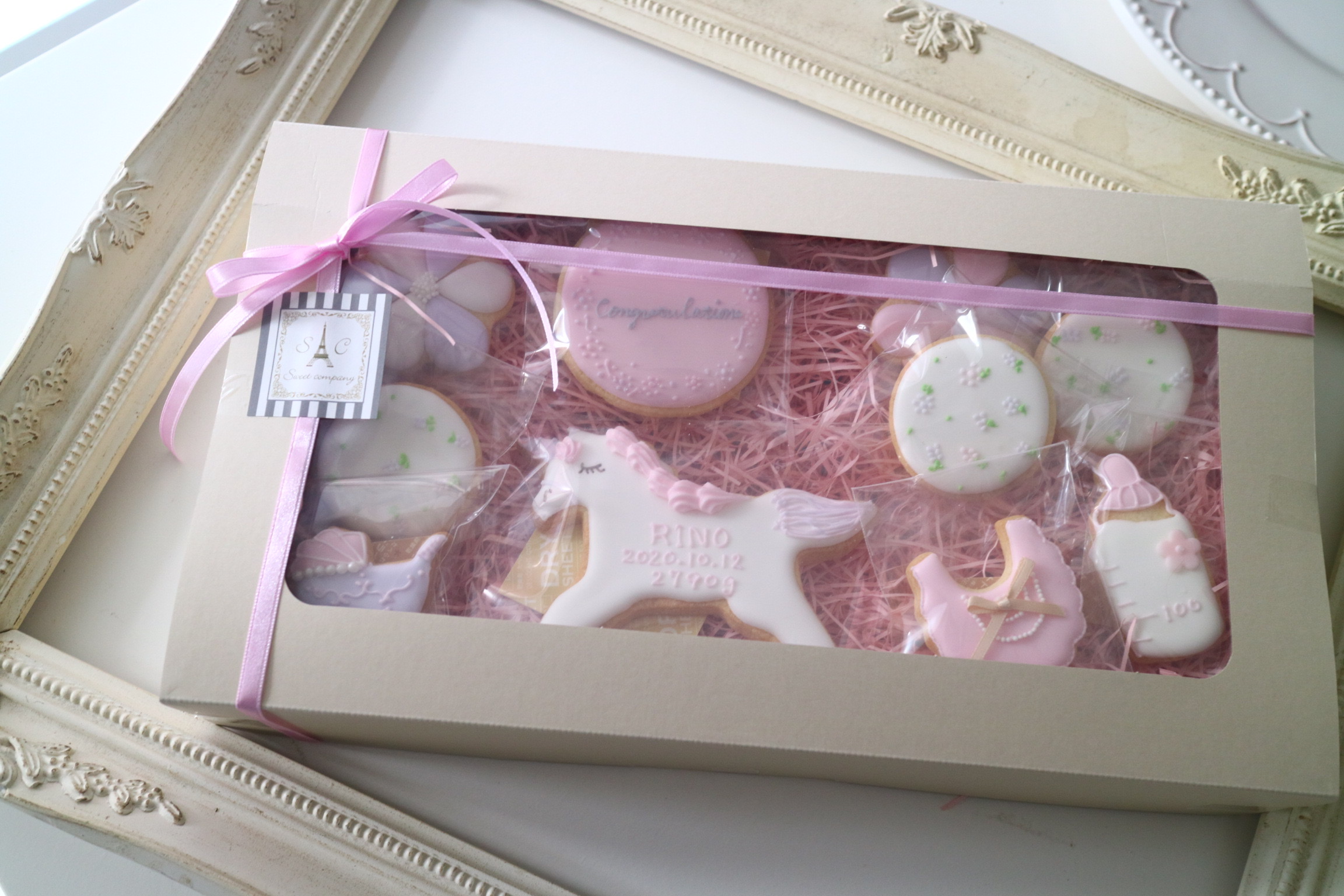 Birthday アイシングクッキー女の子