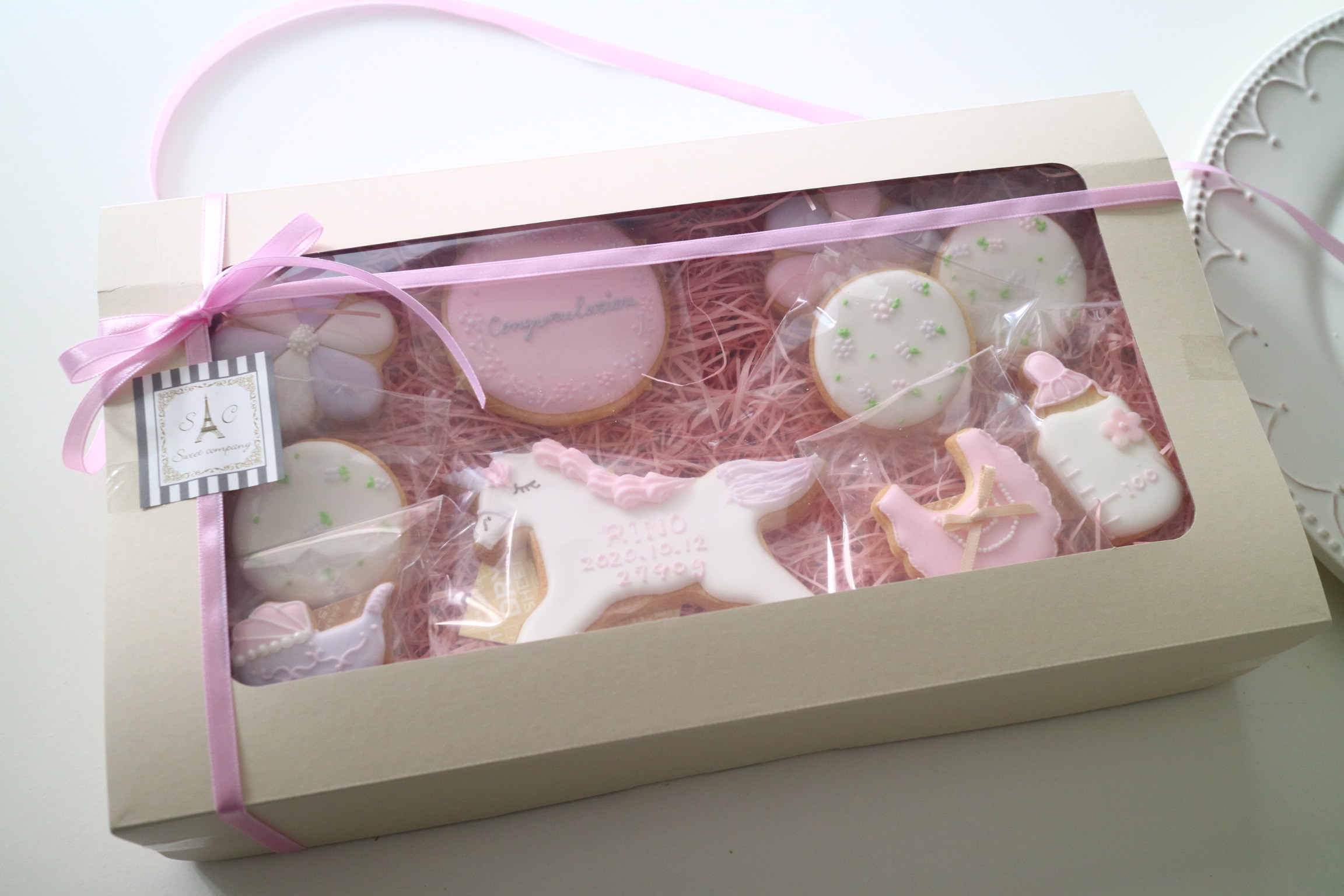 Birthday アイシングクッキー女の子