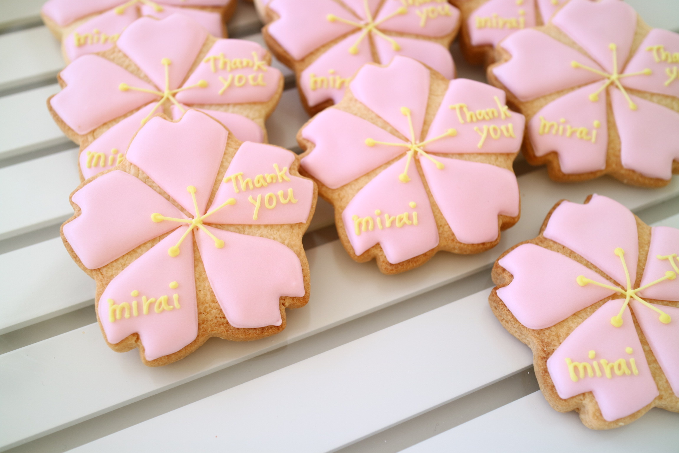 桜のアイシングクッキー