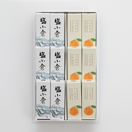 ひとくち塩小倉・いいよかん１２本入