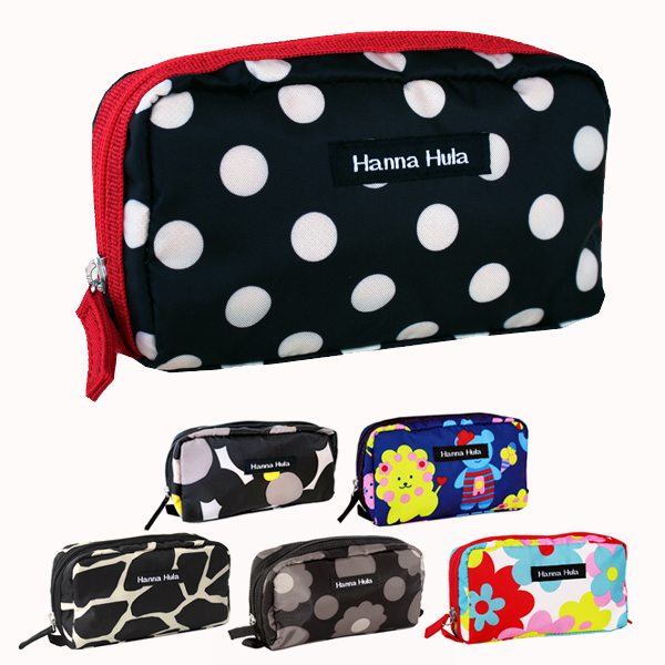 シングルファスナーポーチ