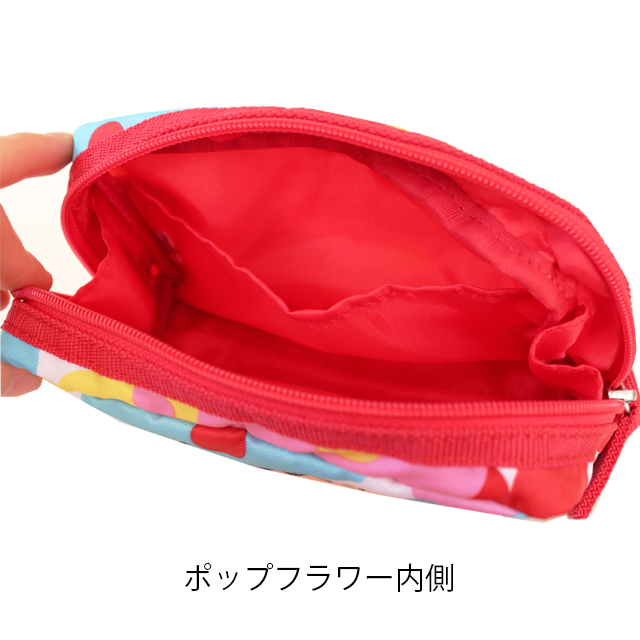 シングルファスナーポーチ