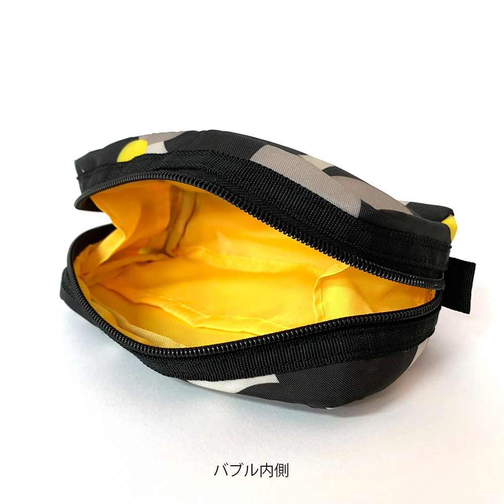 シングルファスナーポーチ