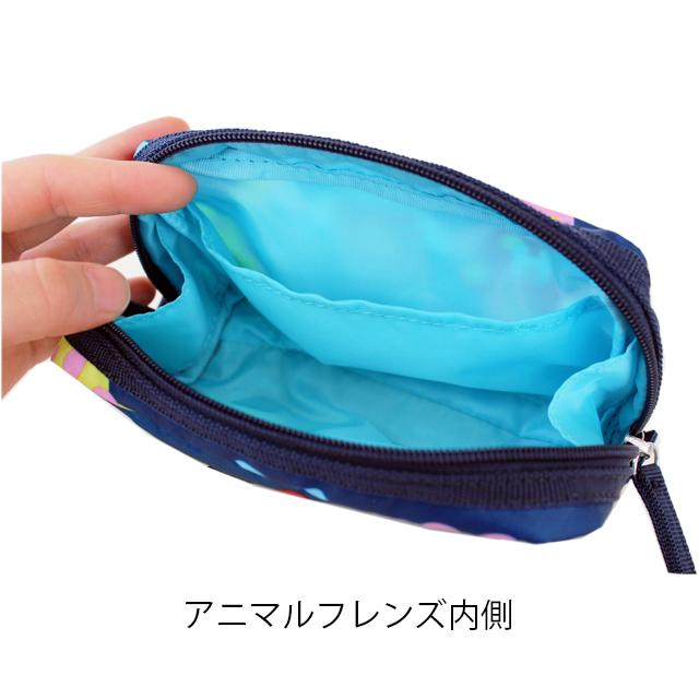 シングルファスナーポーチ