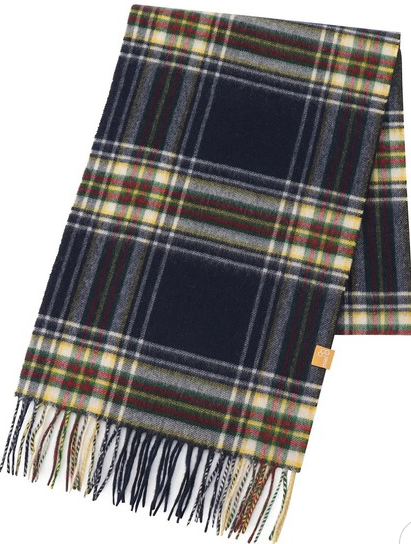 miel 60*200 ｶｼﾐﾔ100%ﾀｰﾀﾝﾁｪｯｸストール