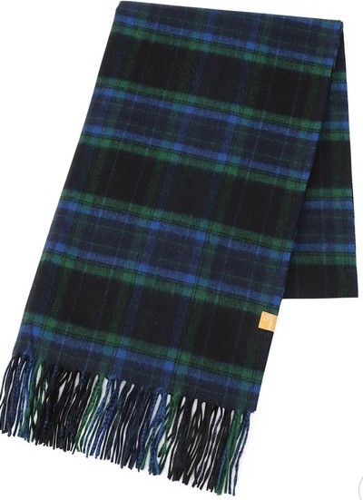 miel 60*200 ｶｼﾐﾔ100%ﾀｰﾀﾝﾁｪｯｸストール